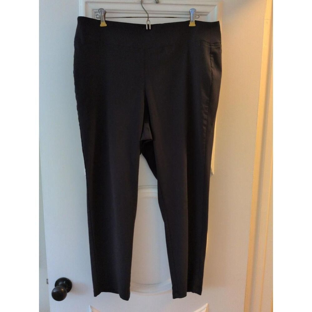 Ellen Tracy Women's Blue Trousers 1X Navy Career Office